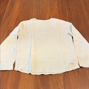 Gap LS waffle shirt